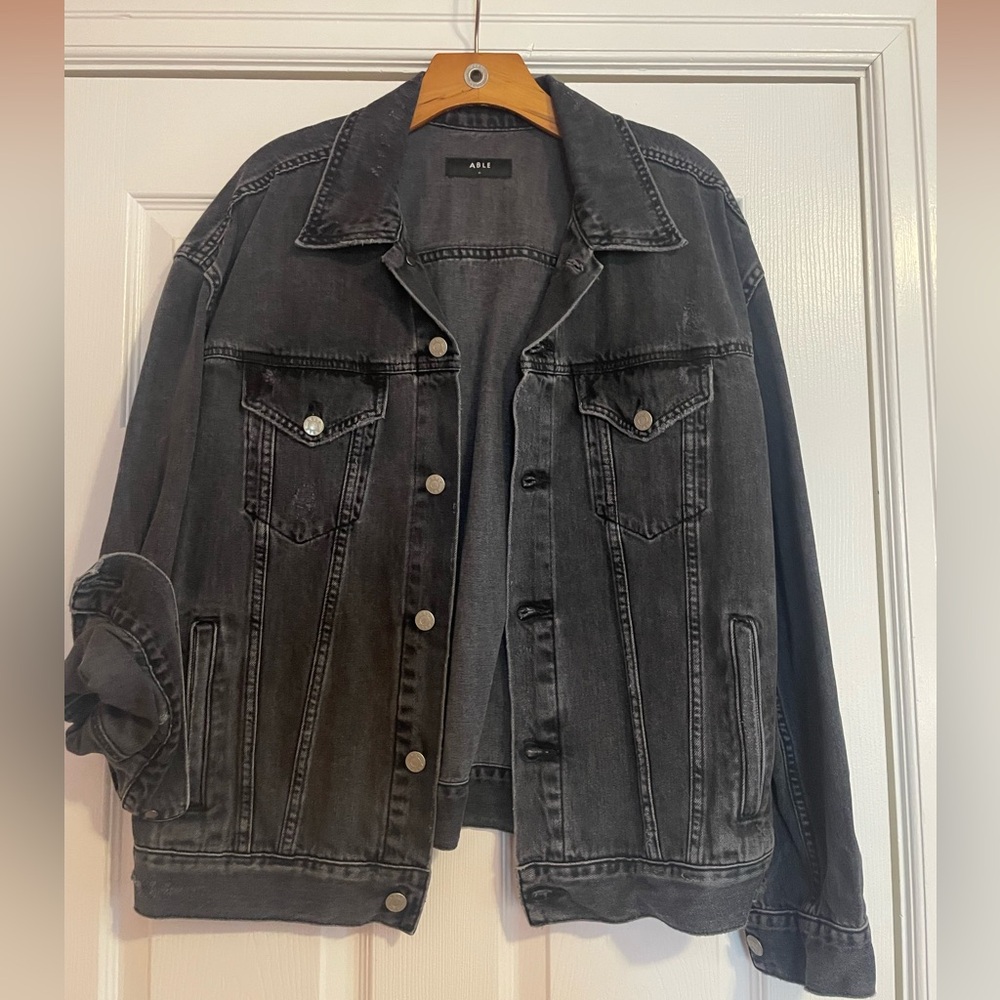 Able denim jacket-black wash